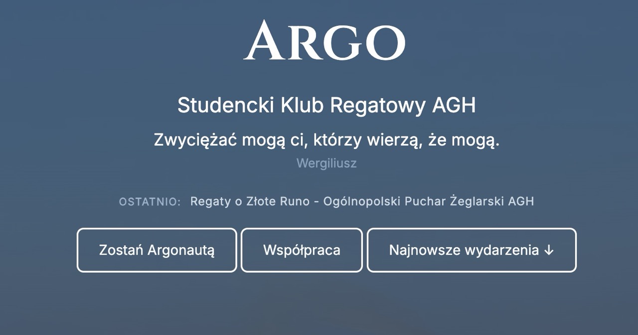Aktualizacja strony głównej
